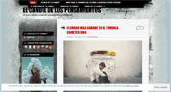 Desktop Screenshot of elcandildelospensamientos.com