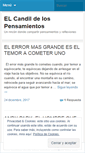 Mobile Screenshot of elcandildelospensamientos.com