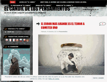 Tablet Screenshot of elcandildelospensamientos.com